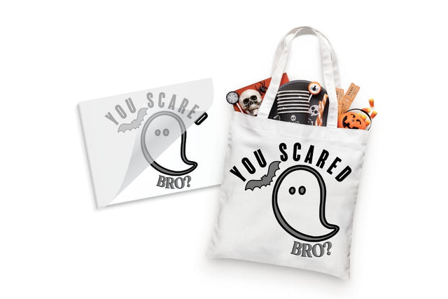 You Scared Bro Halloween DTF Heat Transfer Physical So Fontsy T-Shirt Iron-On Transfer Shop 4x4