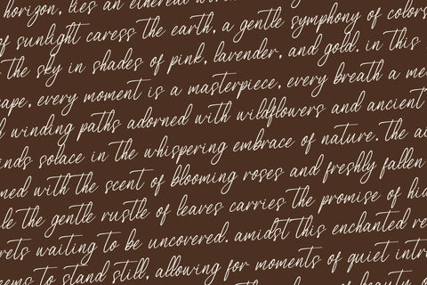 Yustinja - Modern Handwritten Font Font Letterena Studios 