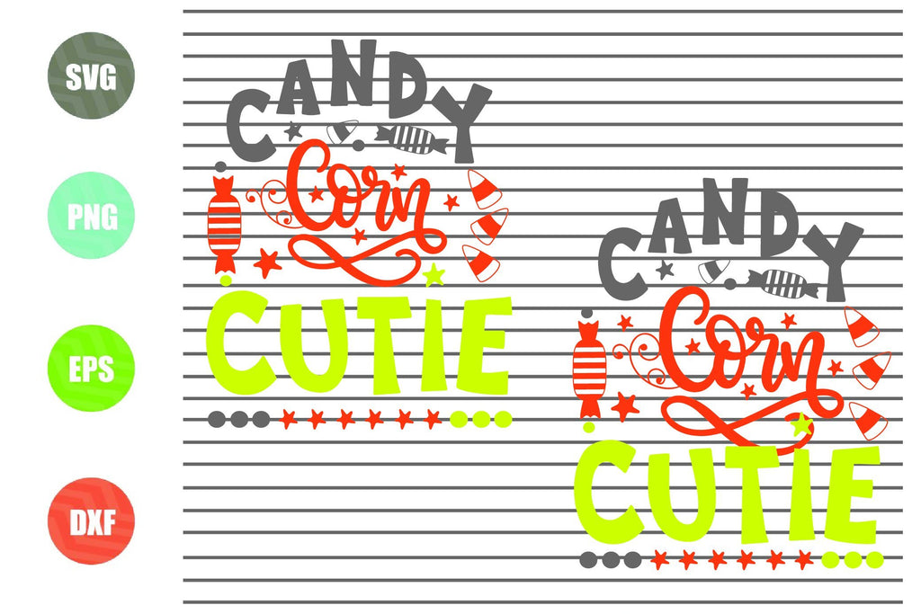 2 Styles Candy Corn Cutie Svg - Halloween SVG PNG DXF EPS Cut Files ...