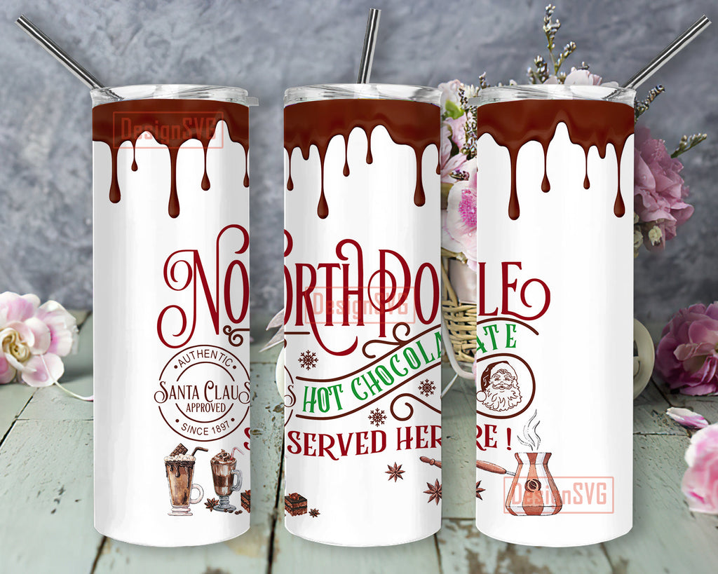 Christmas North Pole Hot Chocolate 20 oz Tumbler