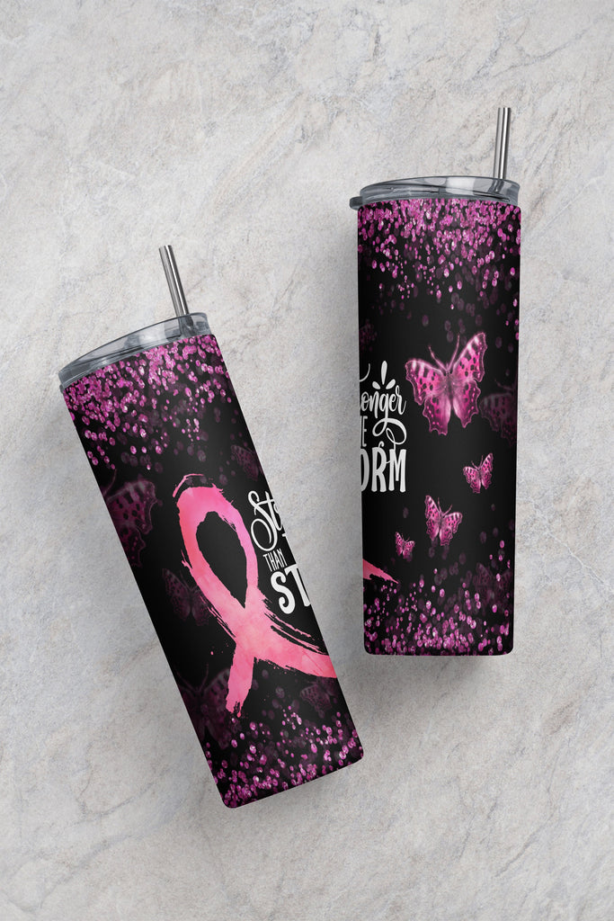 Sublimation Prints - 20oz Straight Skinny Tumblers (10 Pack) - Breast  Cancer Awareness 2 – The Stainless Depot