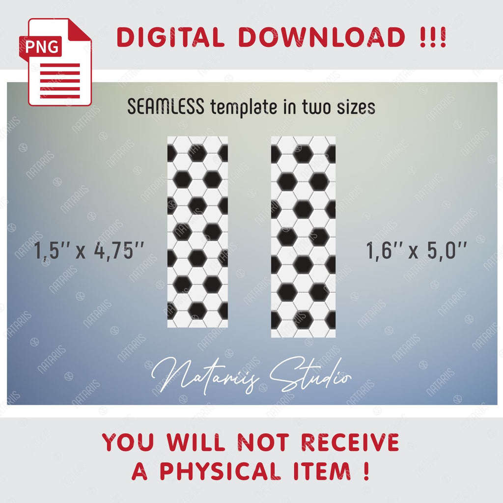 3 Seamless Soccer Patterns for Epoxy Pen Wrap So Fontsy
