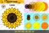 3D Sunflower Mandala SVG, Sunflower Paper Cut SVG 3D Paper Digital Craftyfox