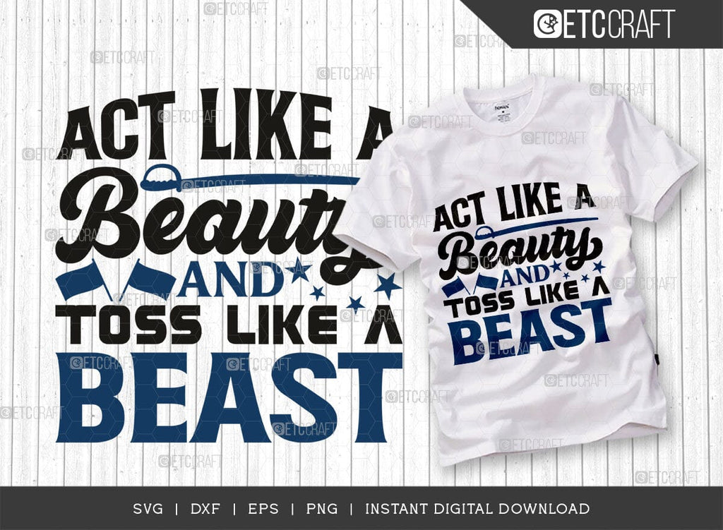 Look Like a Beauty Toss Like a Beast | Color Guard Shirts