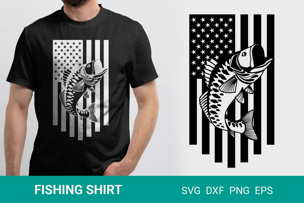 Bass Fishing T-shirt Design