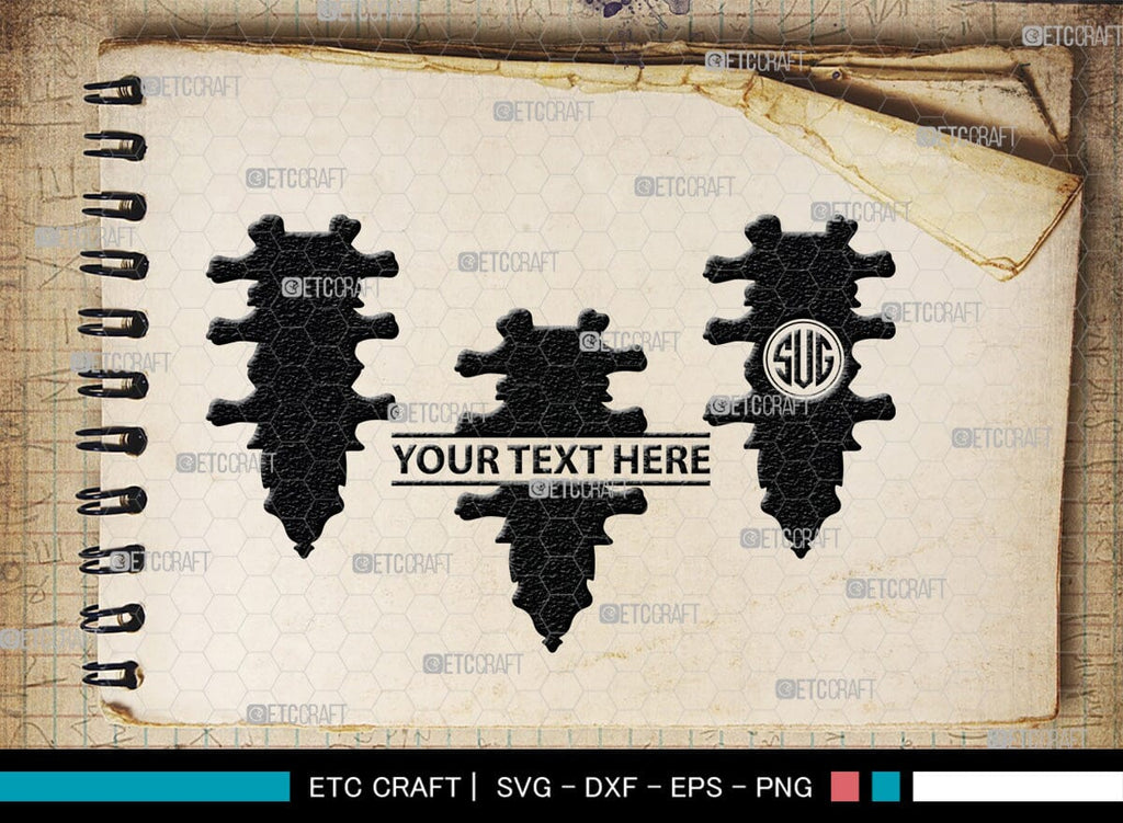 Anatomy Spine monogram, Anatomy Spine Silhouette, Anatomy Spine SVG