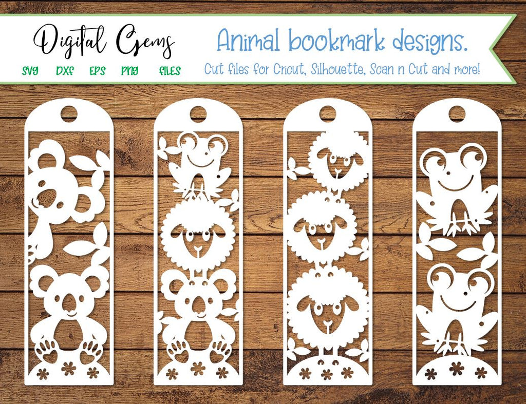 Sublimation Bookmarks with Adorable Animals