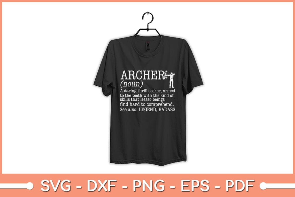Archer Definition Archer Archery Svg Cutting File So Fontsy