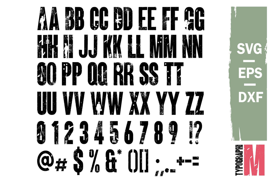 Stencil Army Fonts Free Download