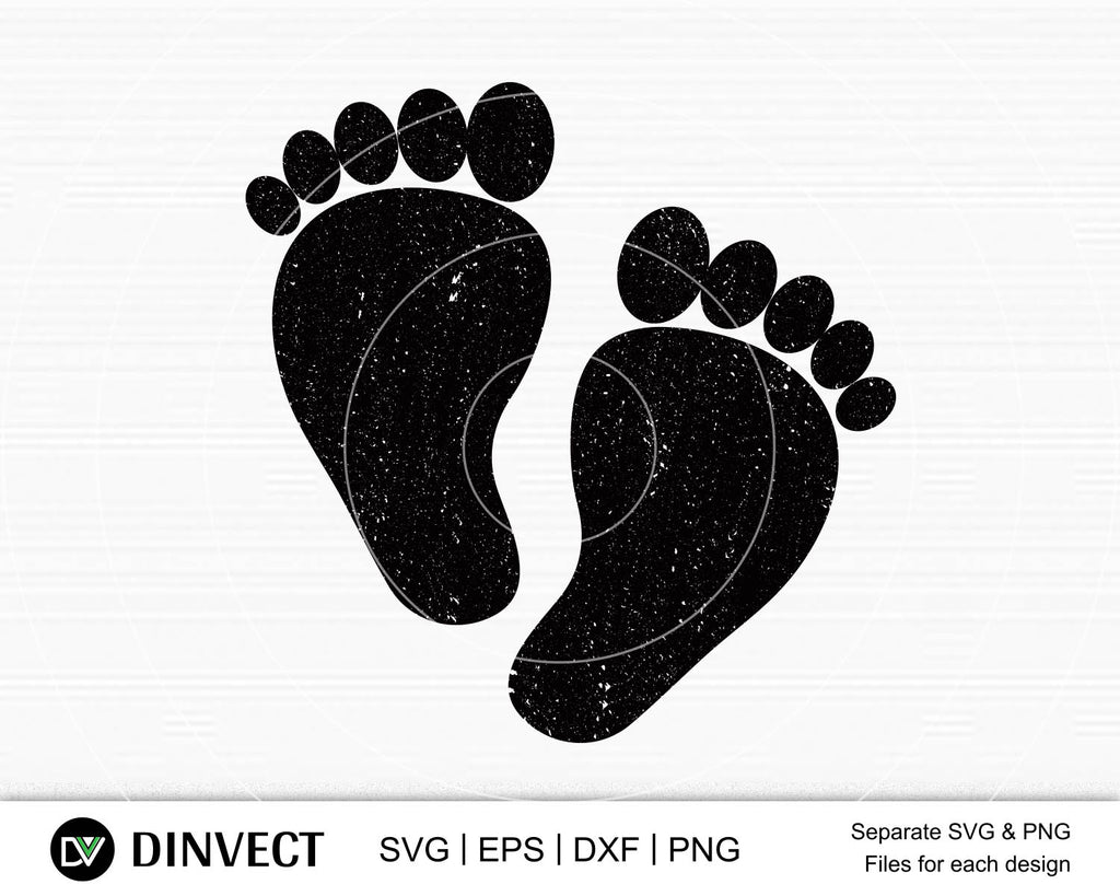 baby footprint silhouette