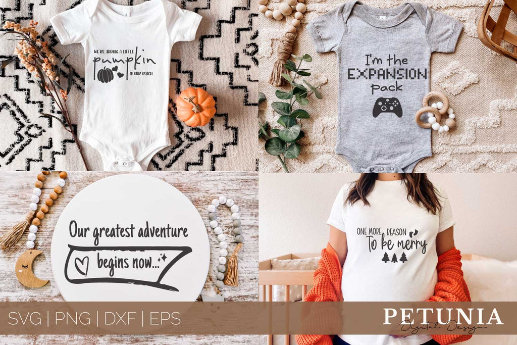 Pregnancy Shirt Bundle Cut File