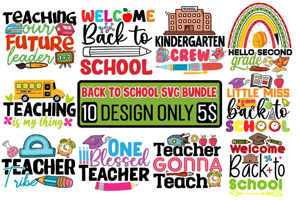 #Back to School SVG Bundle , Teacher SVG Bundle,Teacher SVG Design ...