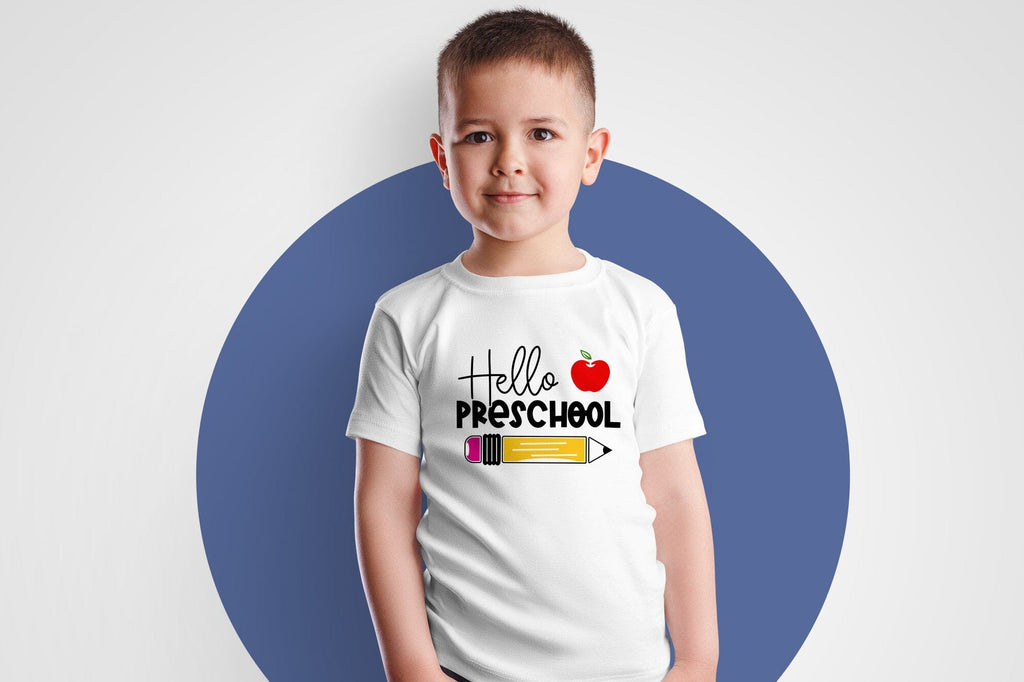 Back to School SVG | Hello Preschool SVG - So Fontsy