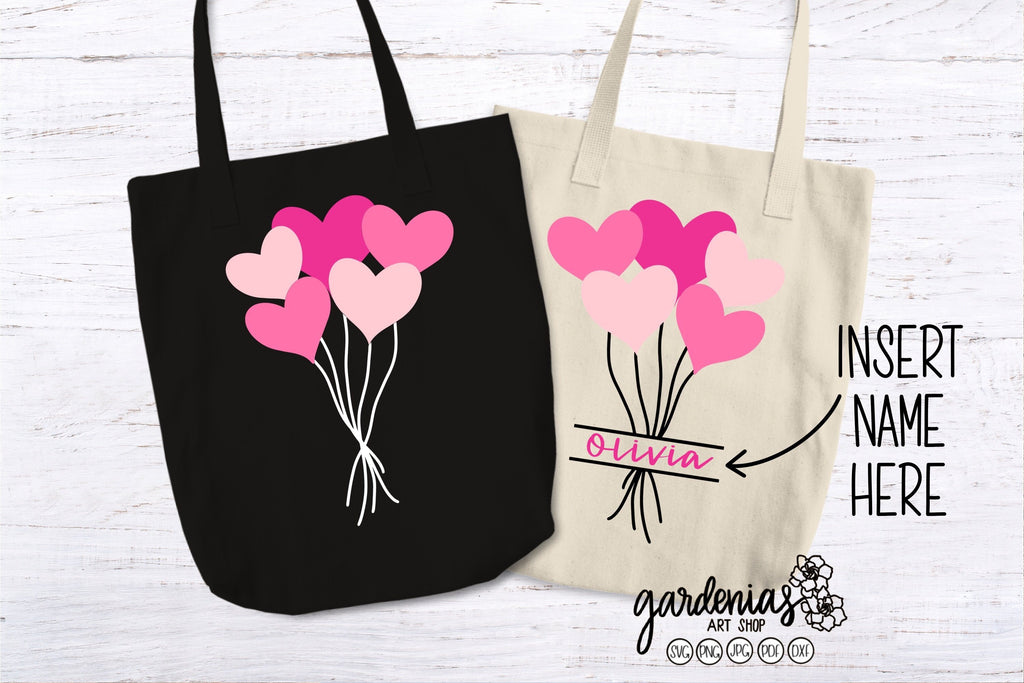 Heart Bag with Name or Monogram