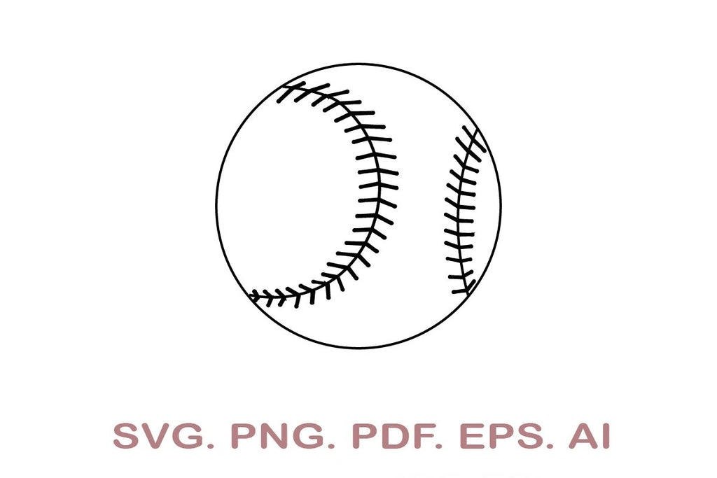 White baseball ball PNG, SVG