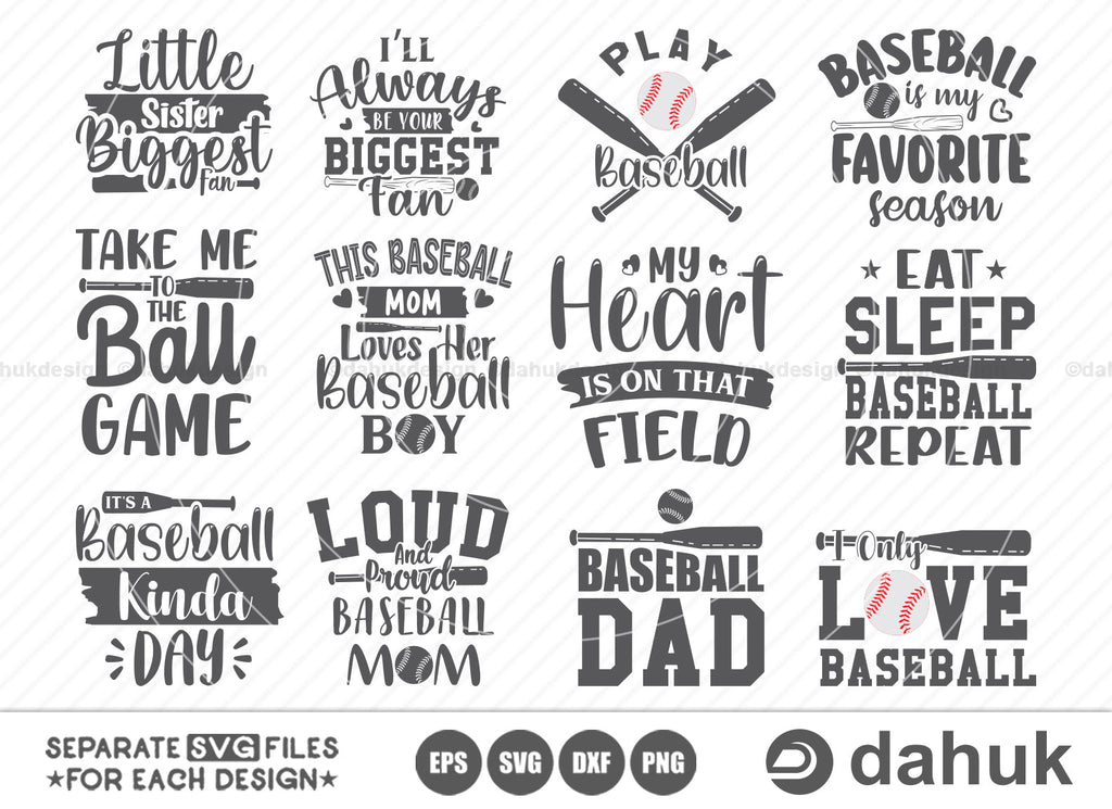 Baseball Dad Quote T-shirt Design Vector Download