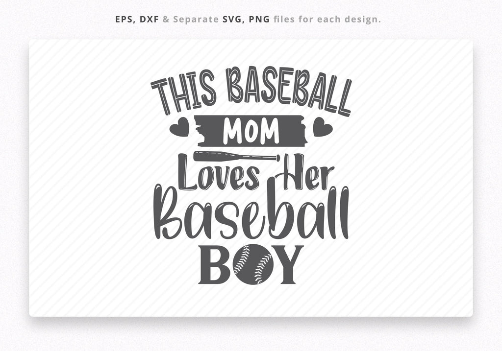 Baseball Mom SVG, Gameday SVG, Baseball Mama SVG, Mother's Day SVG