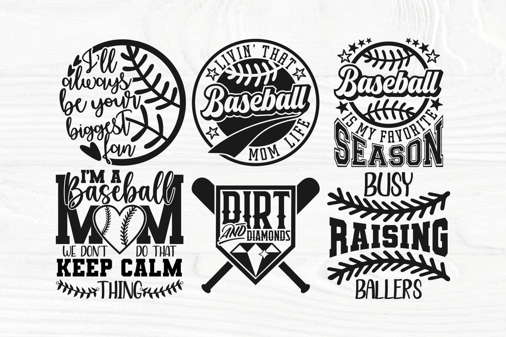 Baseball font SVG Cut Files, Letters & Numbers Svg - So Fontsy