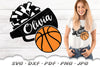 Basketball Cheer SVG | Basketball SVG | Monogram SVG SVG Cloud9Design
