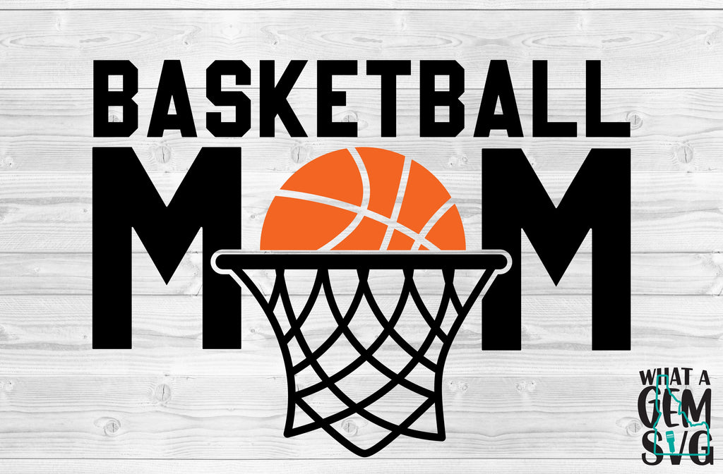 Basketball Mom, SVG Cut File