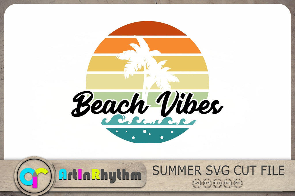 Coastal Vibes Bundle Vector Graphics With SVG, EPS, DXF, and More