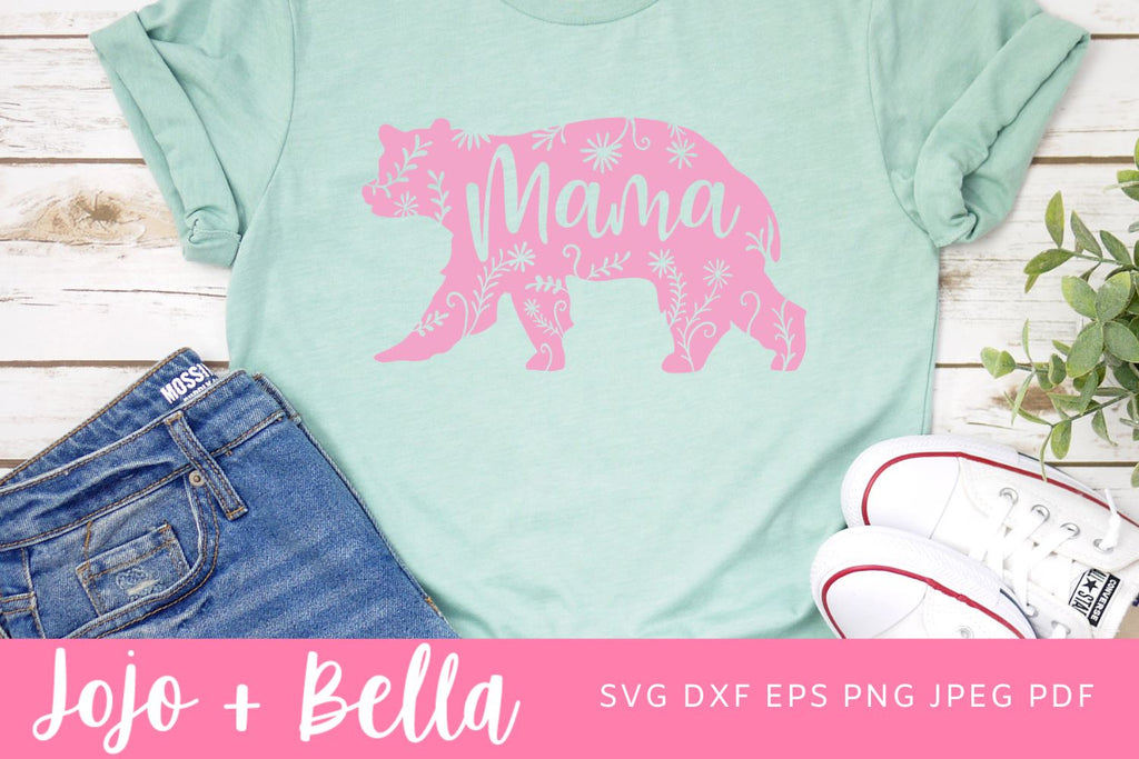 Mama Bear SVG,Mama Bear, Cut File,Silhouette, Cricut, Instant
