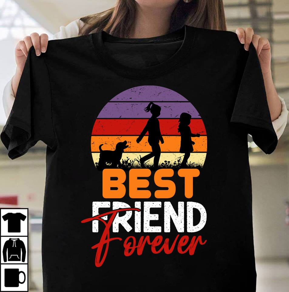 best friend forever t shirt design