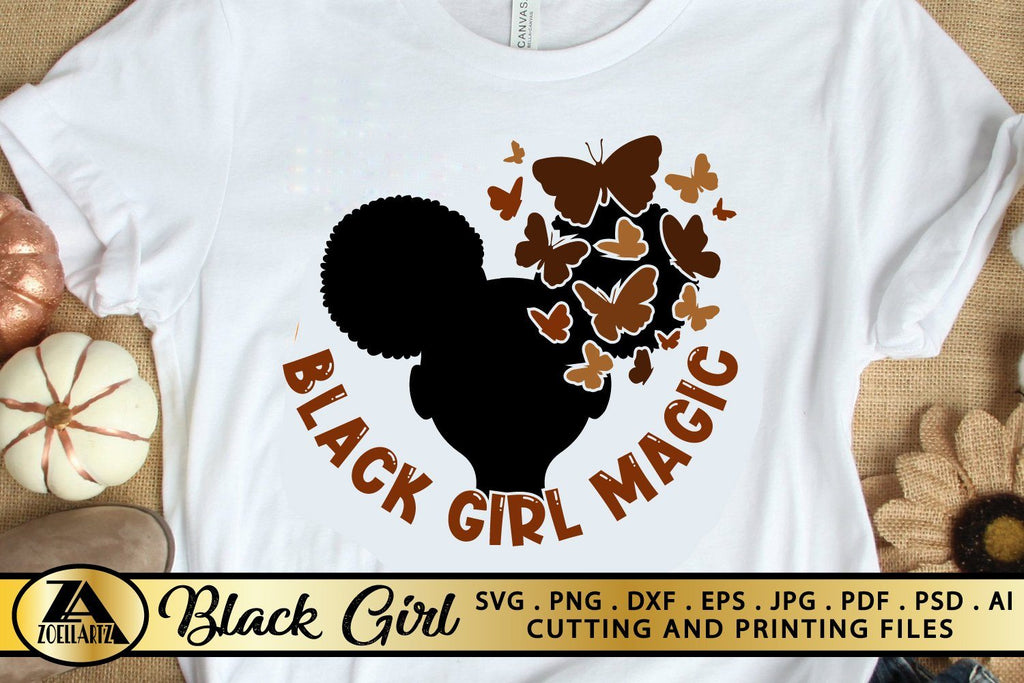 Black Girl Svg Png Eps Dxf Melanin Svg Afro Svg Cut Files - So Fontsy