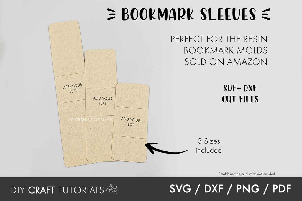 BOOKMARK SLEEVES DISPLAY CARDS FOR ANY SIZE BOOKMARKS. 