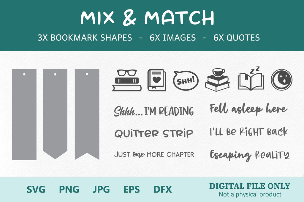 Bookmark SVG - Bookmark Sleeve svg - So Fontsy