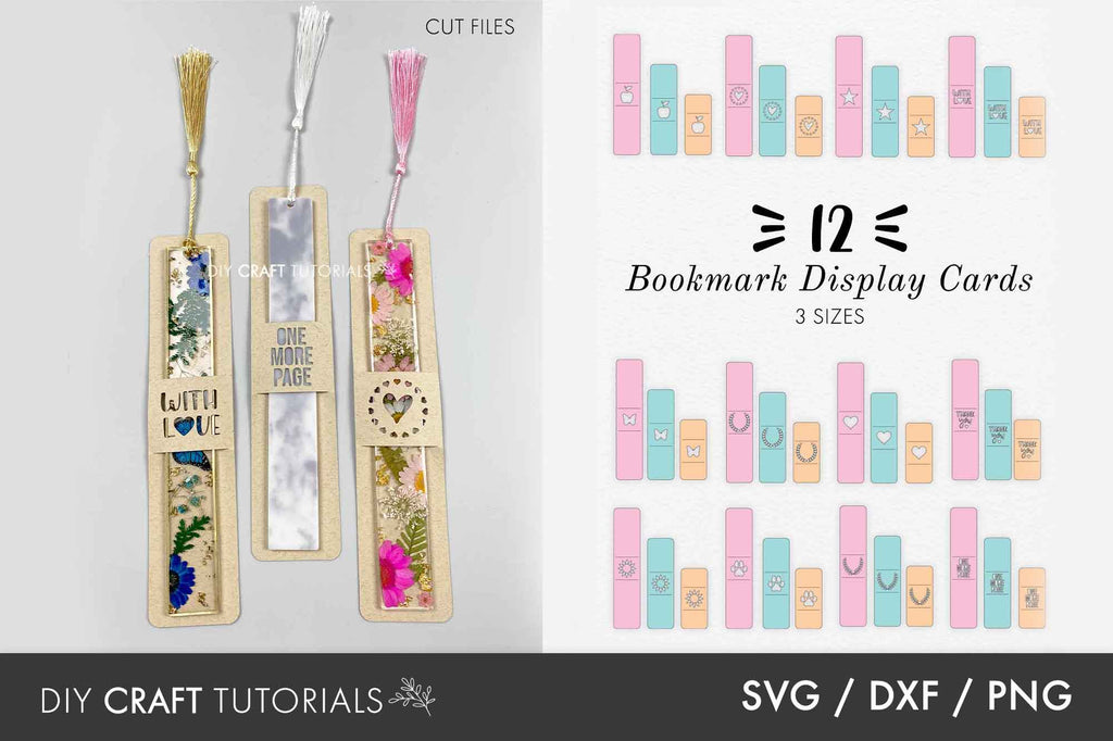 DIY BOOKMARK SLEEVE  Bookmark card, How to make bookmarks, Resin