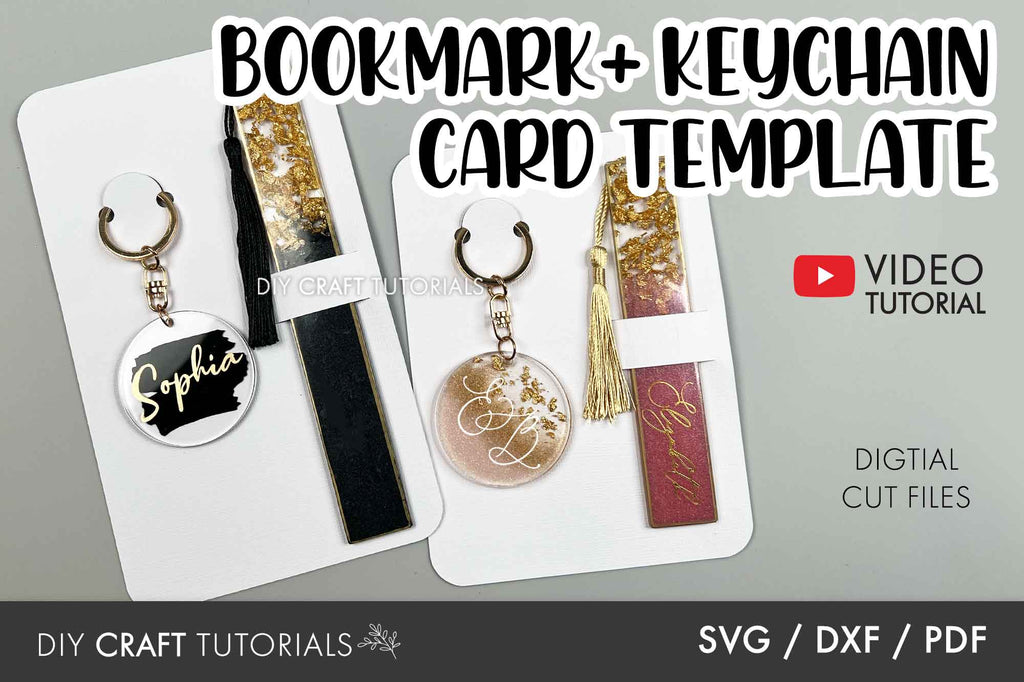 DIY BOOKMARK SLEEVE  Bookmark card, How to make bookmarks, Resin crafts  tutorial