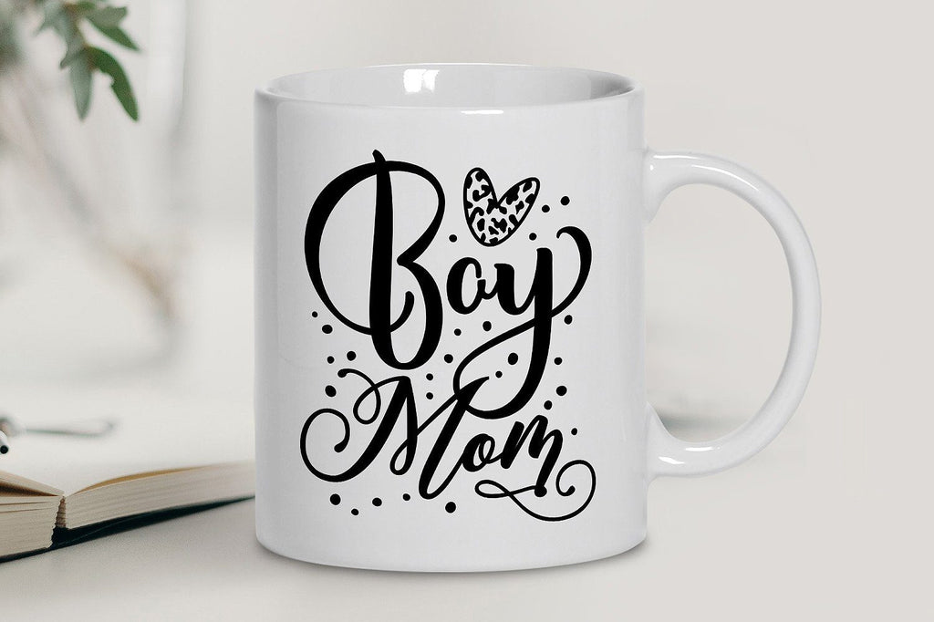Boy Mom SVG - So Fontsy