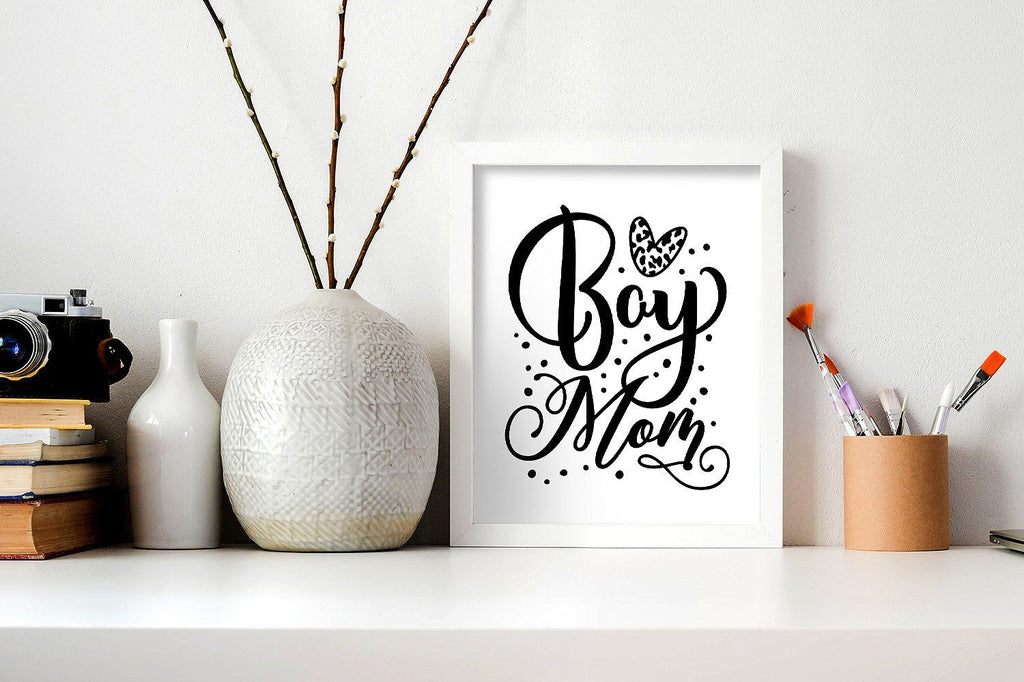 Boy Mom SVG - So Fontsy