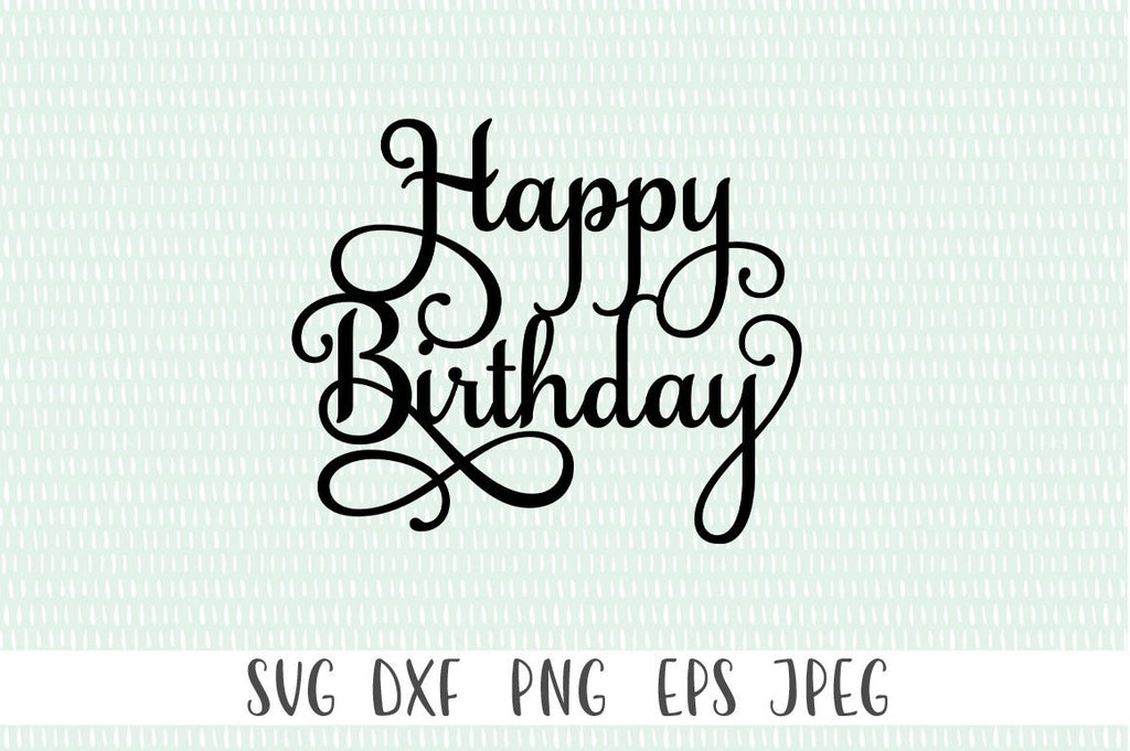 Happy Birthday Cake Toppers - Assorted Designs For Celebration Cakes, Party Decorations