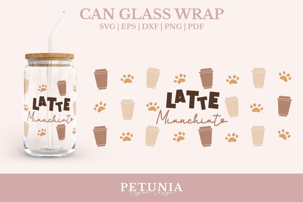 Can Glass Wrap SVG Bundle | Cat Svg Bundle - So Fontsy