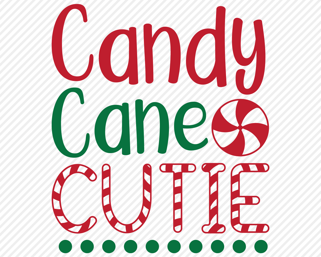Candy Cane Cutie | Christmas SVG - So Fontsy