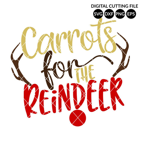 Carrots for the Reindeer SVG So Fontsy Design Shop 