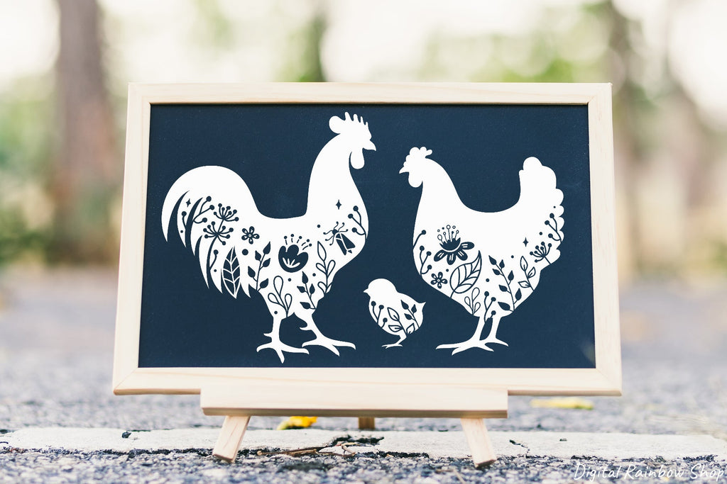 Chicken SVG Instant Download Chicken Mom Chicken Lady Chicken