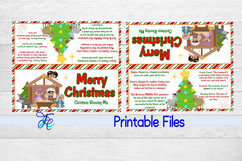 christmas-blessing-mix-bag-topper-so-fontsy for Free Printable Blessing Mix Printable Tags Christmas Blessing Mix Bag Topper - So Fontsy for Free Printable Blessing Mix Printable Tags
