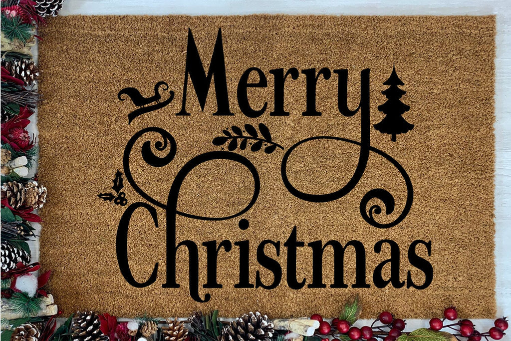 Christmas Doormat svg Bundle, Winter Door mat svg (2204356)