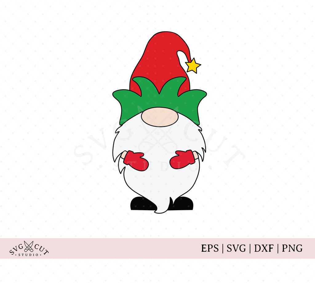 Dottie Digitals - Christmas Gonks Starbucks Cup SVG Xmas Gonk Elves Hot Cup  Svg PNG DXF Festive Gnome Cutting File 16oz Grande