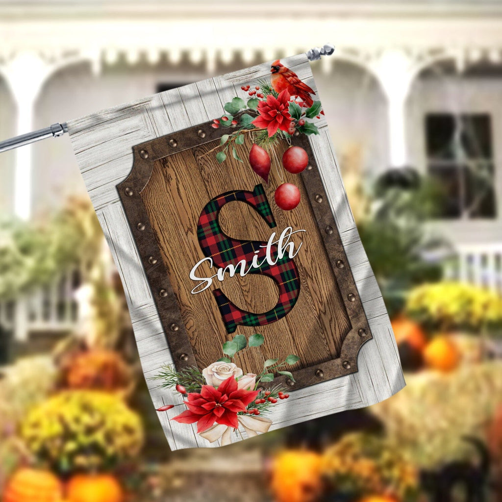 Christmas FlagPersonalized Garden FlagMerry Christmas