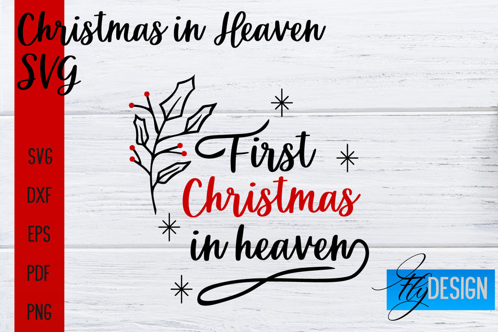 Christmas In Heaven Svg 