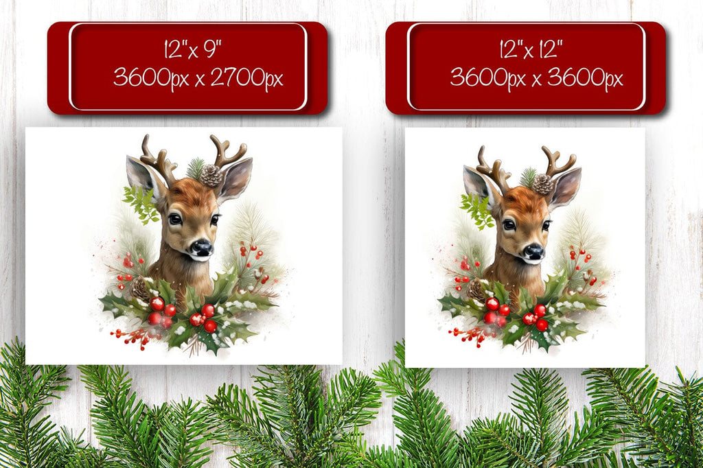 Christmas Puzzle PNG Kids Puzzles Sublimation Watercolor Baby Animal ...