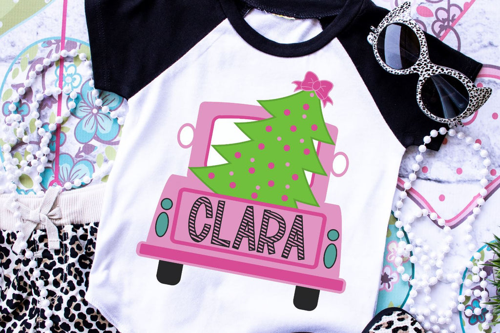 Christmas Tree Truck - So Fontsy