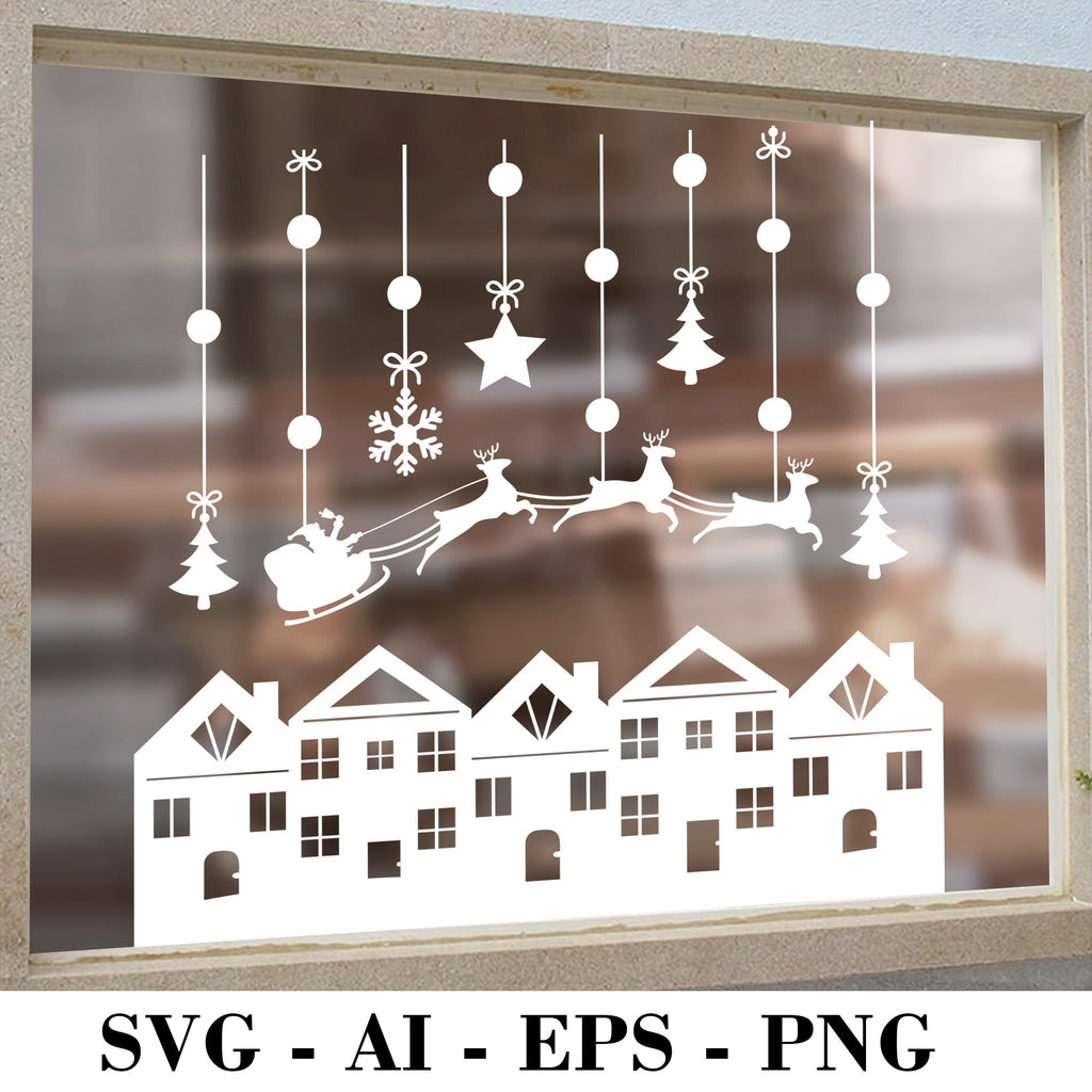 christmas village silhouette vector png epssvg downloadable design svg boo design christmas village silhouette vector, png, eps,svg downloadable