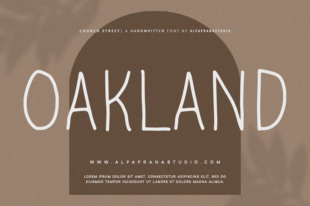 Oakland Font, Alpaprana