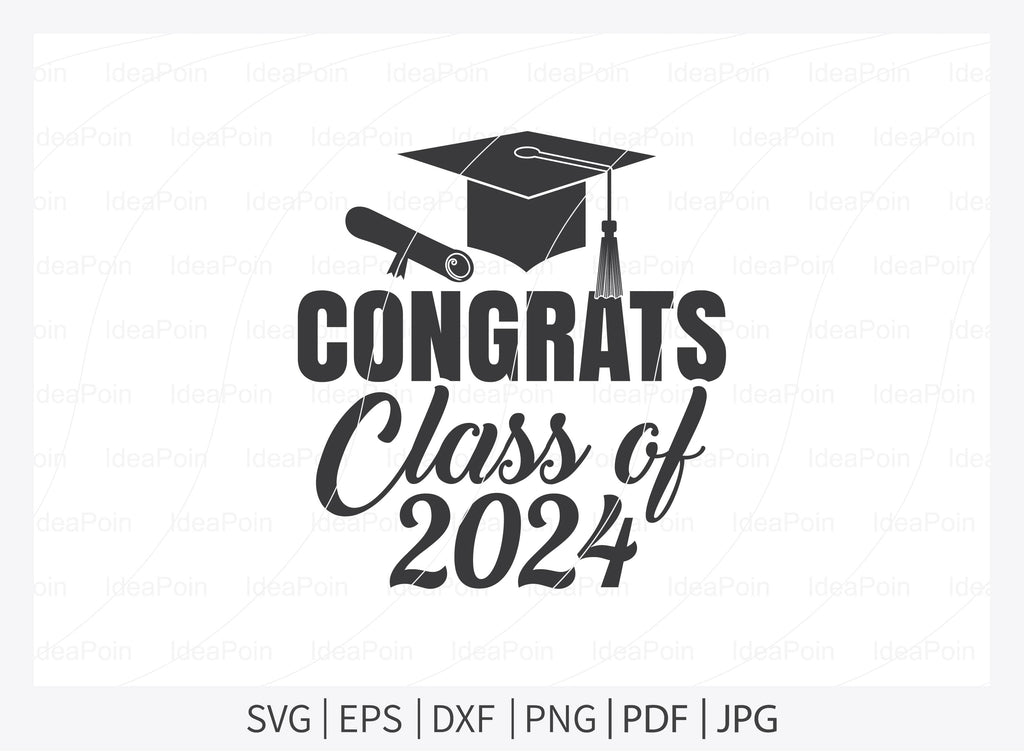 Class of 2024 svg vector cricut