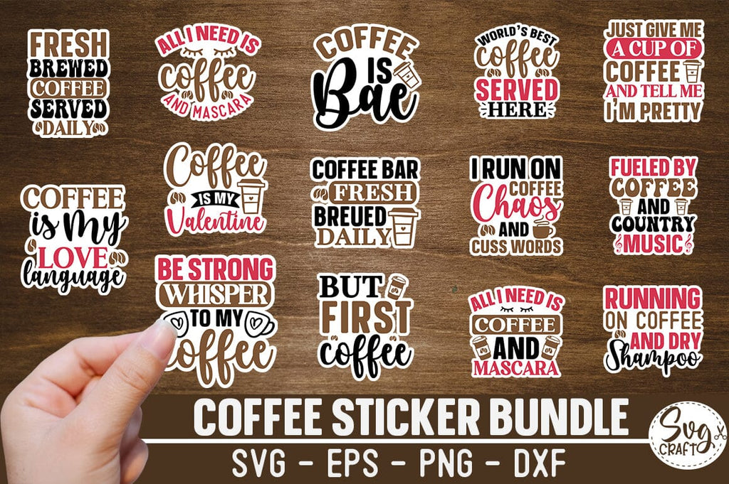 Craft sticker svg bundle